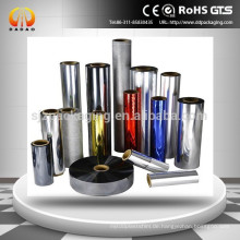 Coloful Aluminium Metallisierte PET Folie zum Laminieren und Bedrucken